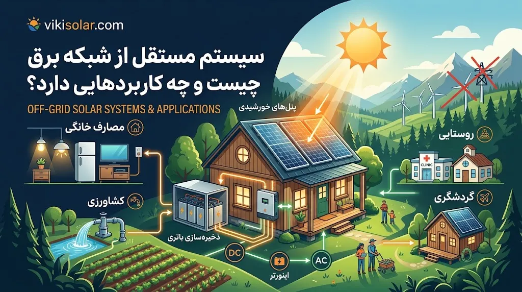 سیستم مستقل از شبکه برق چیست و چه کاربردهایی دارد؟