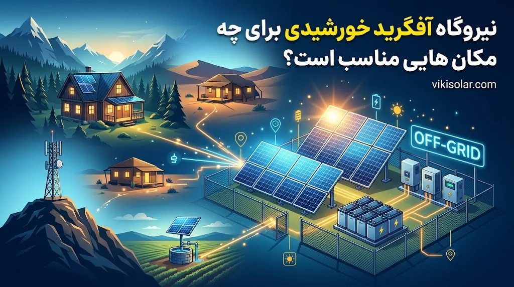 اجزای اصلی سیستم آفگرید خورشیدی