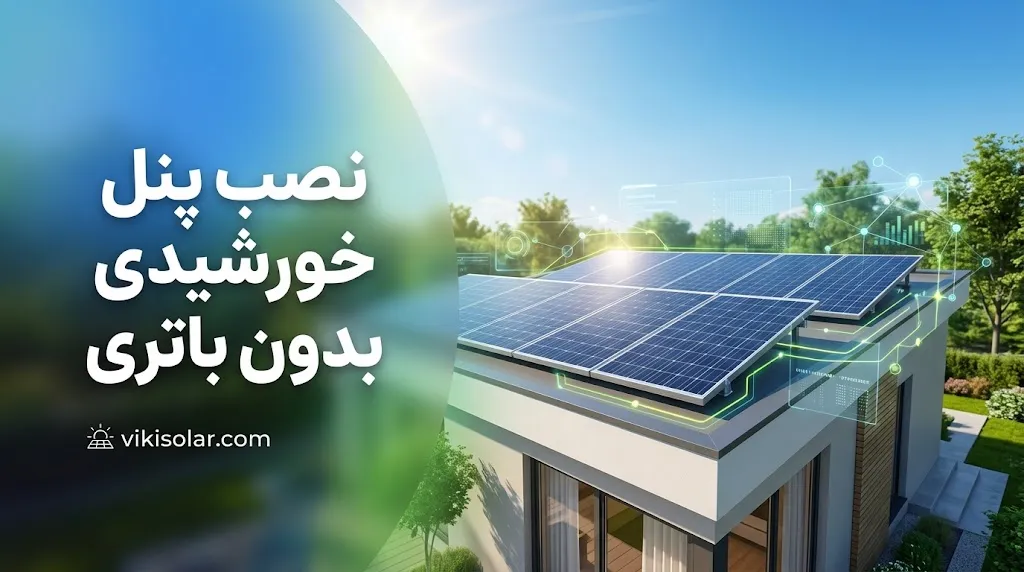 مزایای نصب پنل خورشیدی بدون باتری